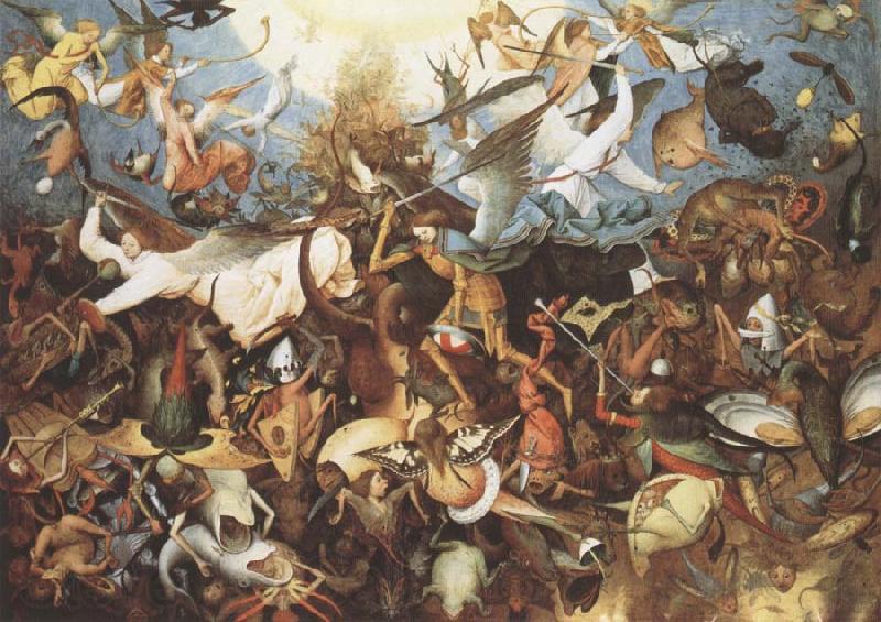 BRUEGEL, Pieter the Elder Fall of the Rebel Angels Spain oil painting art